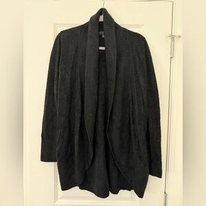 Barefoot Dreams CozyChic Lite Cardigan Sweater Black Size XS/S